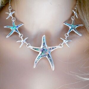 COPY - Abalone Stunning Sea Side Summer Necklace Set